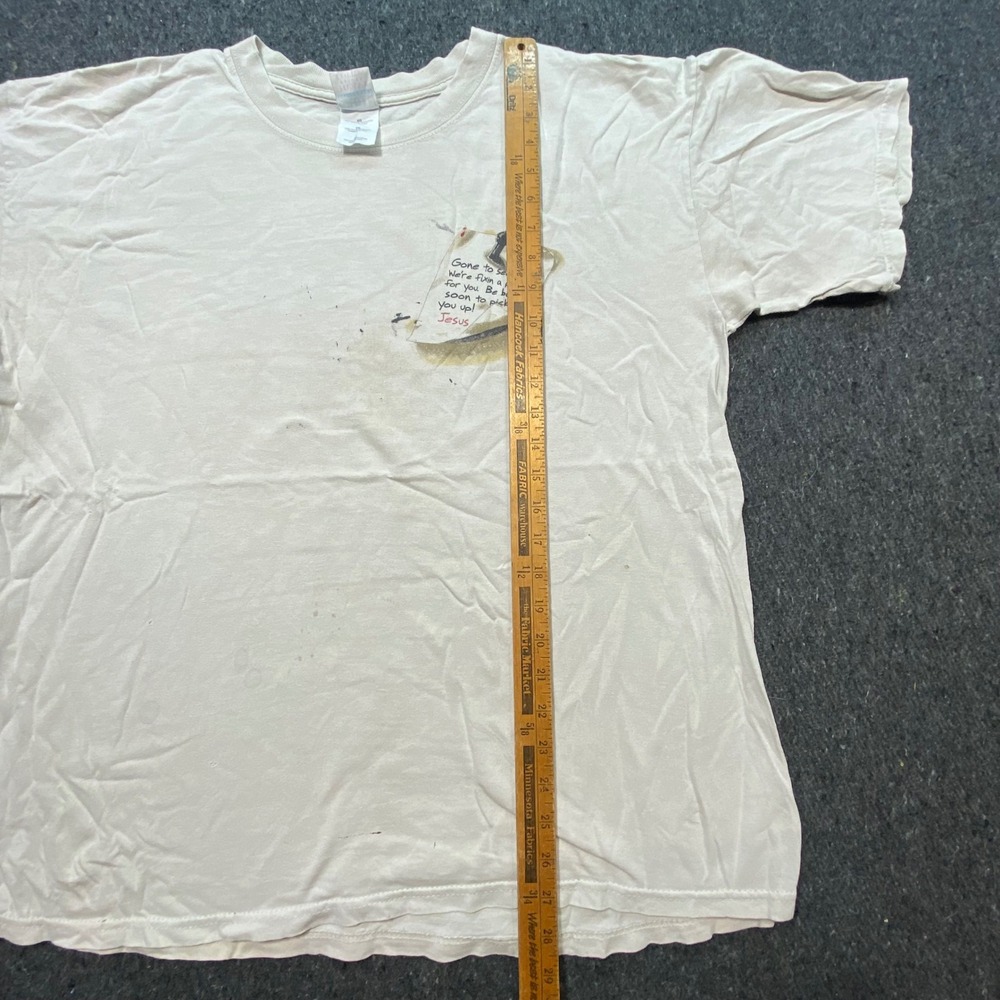 Gildan T Shirt XL Mens White Living Epistles Christian Jesus Graphic Vintage - Picture 8 of 10